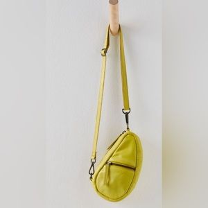 Free people Lime mini bag